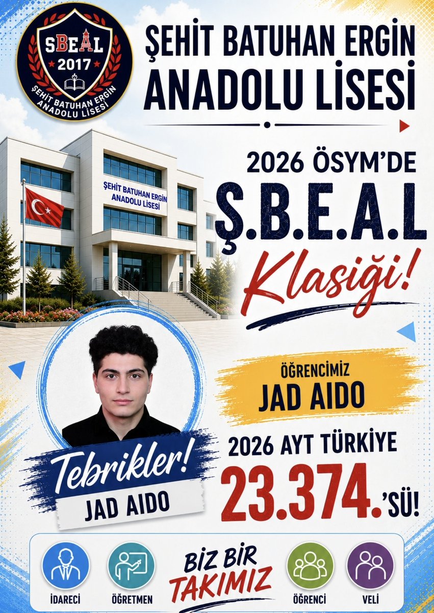 SBEAL_2017's tweet photo. Öğrencilerimizle gurur duyuyoruz. https://t.co/P33xB3YguR