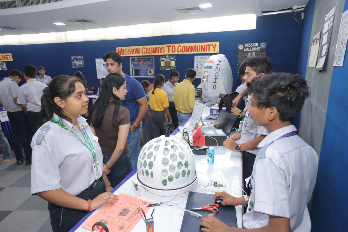 BBPSMV's tweet photo. From ideas born in classrooms to aspirations that touch the stars, The Odyssey 2026 stands as a celebration of curiosity, creativity, and the innovators of tomorrow. 🌍✨🚀
#TheOdyssey2026 #FromFarmlandToSpace #IndiasInnovationJourney @AIMtoInnovate @NITIAayog @cbseindia29 https://t.co/gx1CjARxpo