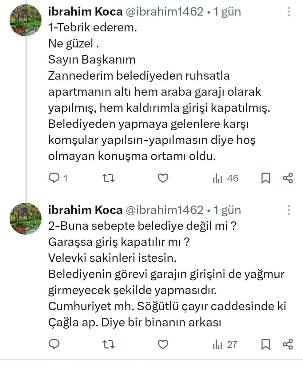 ibrahim1462's tweet photo. @sdedetas Sayın başkanım yardımcıların çalışmıyor gibi 
Masum bır serzenişte bir cevap verilmedi.
Umarım şimdi yurttaş olarak ilgi görürüm. https://t.co/aoQacXOBnp