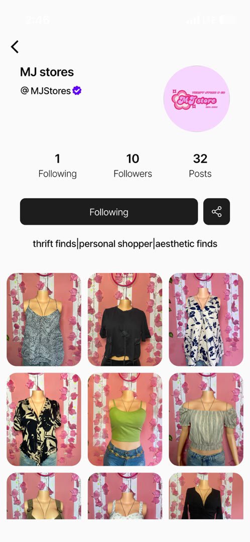 rewearhq's tweet photo. On today's episode of Sellers Spotlight β¨
We are shining the spotlight on (drumroll pleaseee)
Meet MJ Stores π
βοΈ Y2K finds
βοΈ Thrift gems
βοΈ Cute everyday pieces
βοΈ Budget-friendly fashion
#Supportsellers #Rewearsellerscommunity #useReweartoday. https://t.co/u9HUwGOEMa