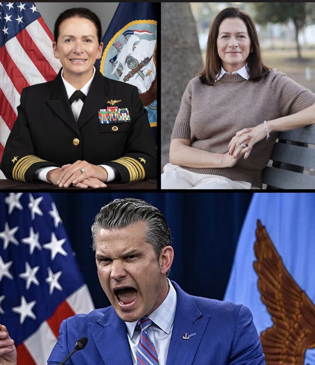 AnnieForTruth's tweet photo. Nancy Lacore is the Democratic candidate running for South Carolina’s 1st District. Hegseth pushed her out last August without cause, ending her 35 yrs in the navy where she went from helicopter pilot to 3 star admiral running the entire Navy Reserve. https://t.co/8SebR4WSyE