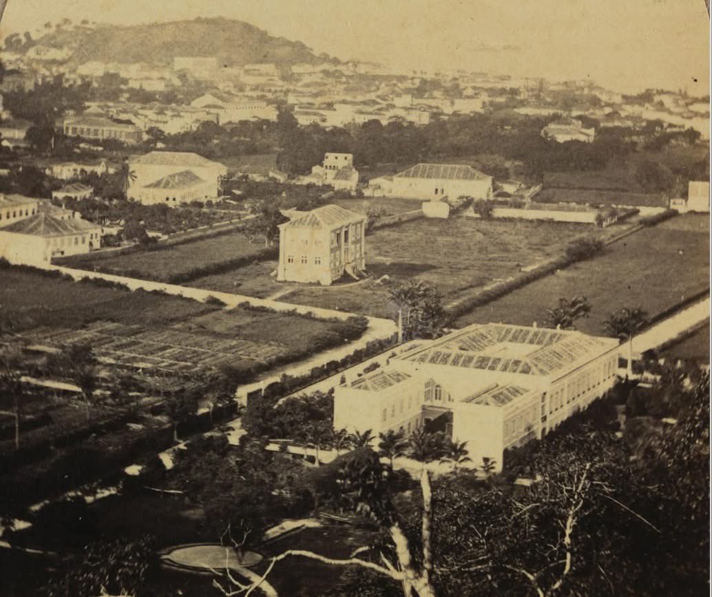 pcfilho's tweet photo. Foto de por volta de 1885: o terreno onde anos depois se instalaria o Fluminense Football Club, em Laranjeiras. https://t.co/TlG31VhN5c
