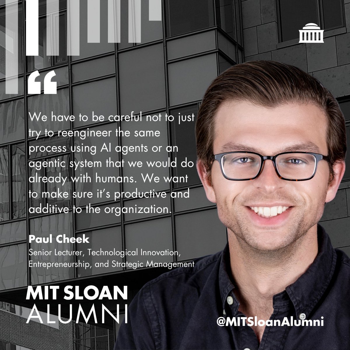 MITSloanAlumni's tweet photo. Enterprises looking to make the most of agentic AI must rethink how work gets done and how teams are organized, without forgetting the human workers who set their companies apart.

Learn more at the link below.

https://t.co/JBFImJL0sU https://t.co/WqOBKufz0k