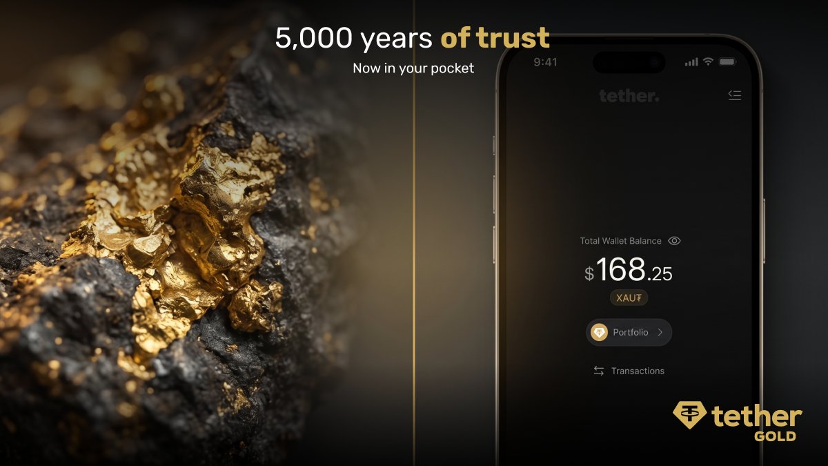 Tether Gold tweet media
