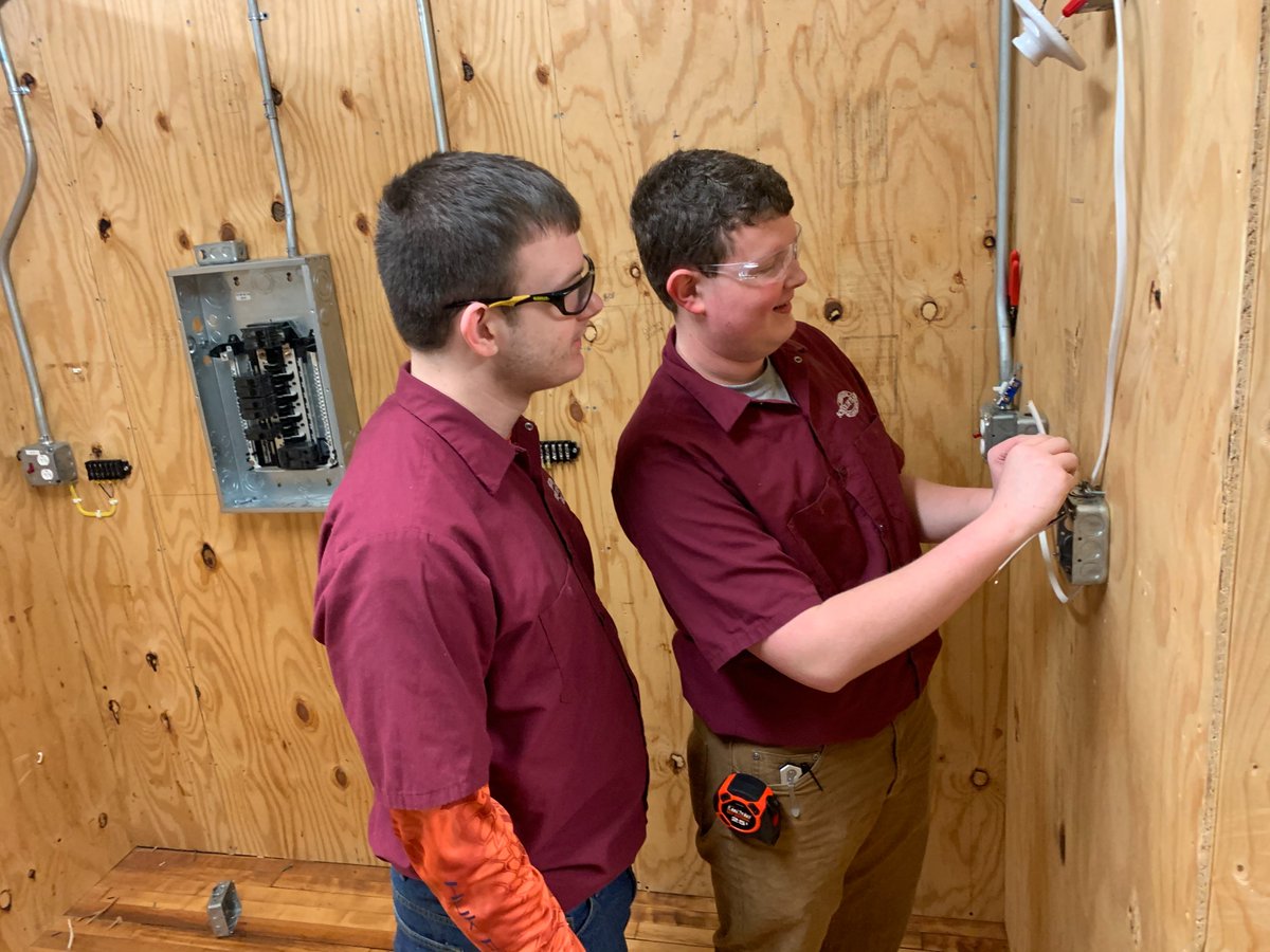 NCSTELiverpool's tweet photo. You can't learn to weld, wire, or wrench from a textbook. Hands-on time is where the real learning happens. https://t.co/GGHUugkkdu