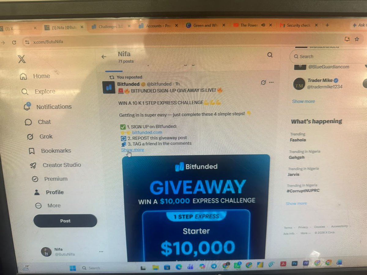 ButuNifa's tweet photo. @bitfunded @OLAOYEDAVID3 @OLAOYEDAVID3 https://t.co/KvScQ84aYl