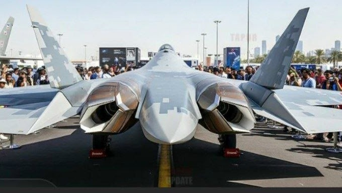 75Sukhoi's tweet photo. 🇷🇺🇮🇳The Su-57M1 with a new engine and a new nozzle will enter service at the end of this year. https://t.co/civMJoAwXM
