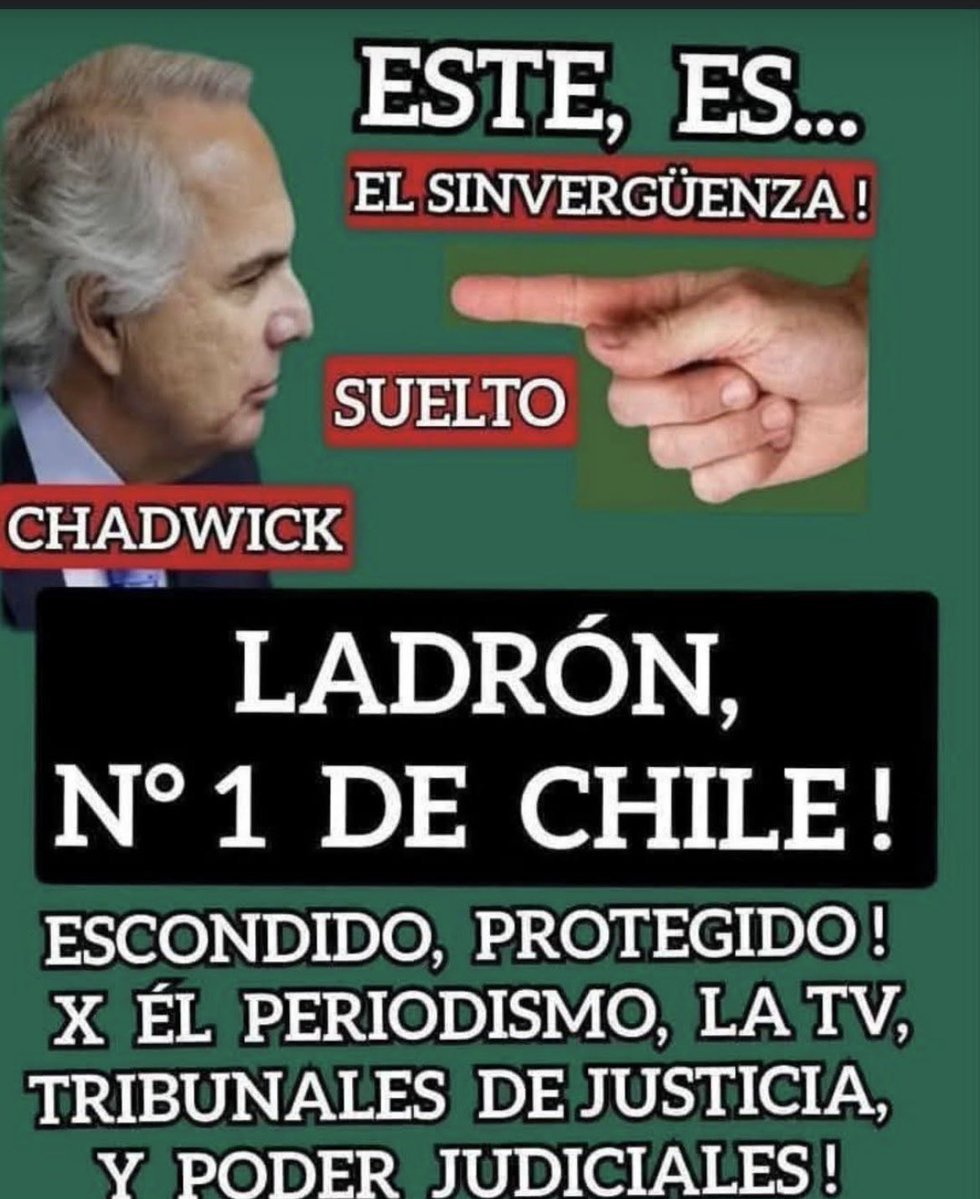 maquinarock1's tweet photo. @El_Ciudadano Y Chadwick cuando se le formaliza 💪🤬🤬
Si cae Chadwick cae Valencia 🤣🤣🤣
UDIONDOS degener4d0s pederast4s corrupt0s ladron3s sinvergüenz4s y delincuent3s miserabl3s de 💩🤮🤮🤮🤮 https://t.co/EV9w09iaNu