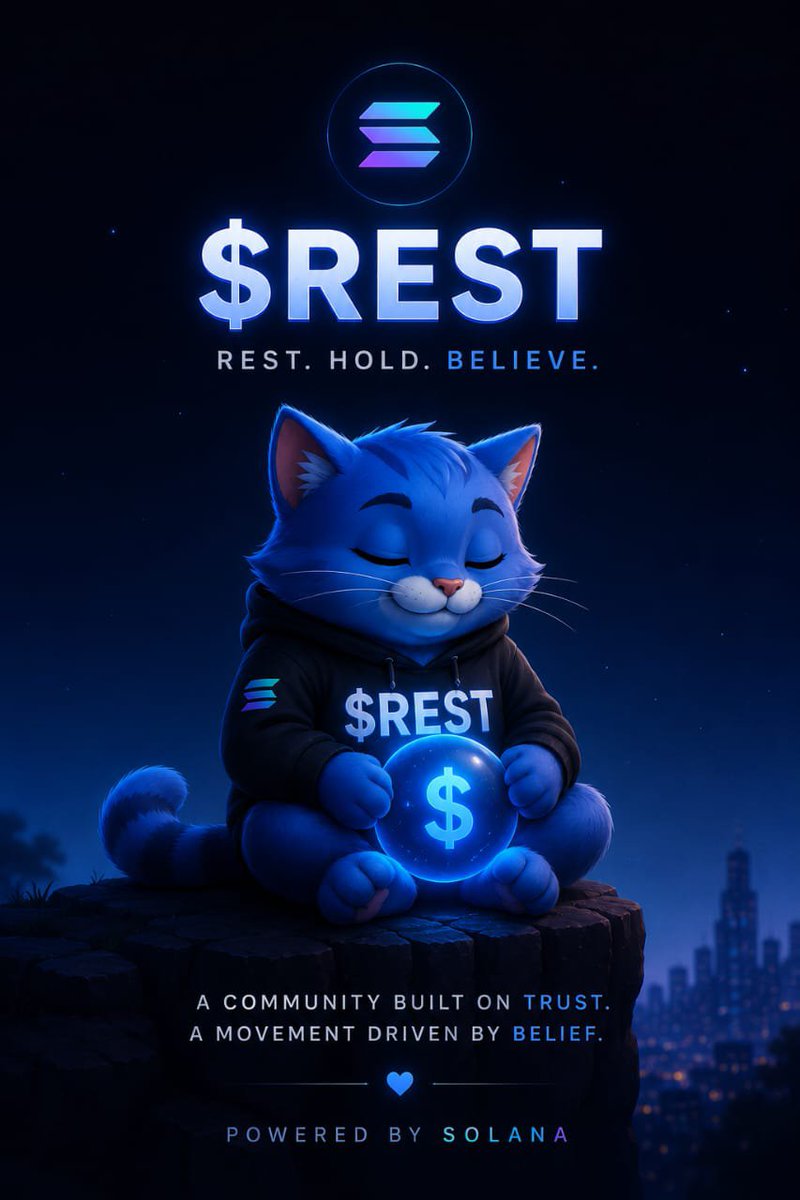 Kell7799's tweet photo. $Rest is not just a token is a mindset. 
Stay consistent and earn your $REST. 

REST CA 🥶💤 

ERpXkEafaKuKEARBCFsVnLZA1GARWUjBBbQCukXpbonk https://t.co/HxIoLMRwof