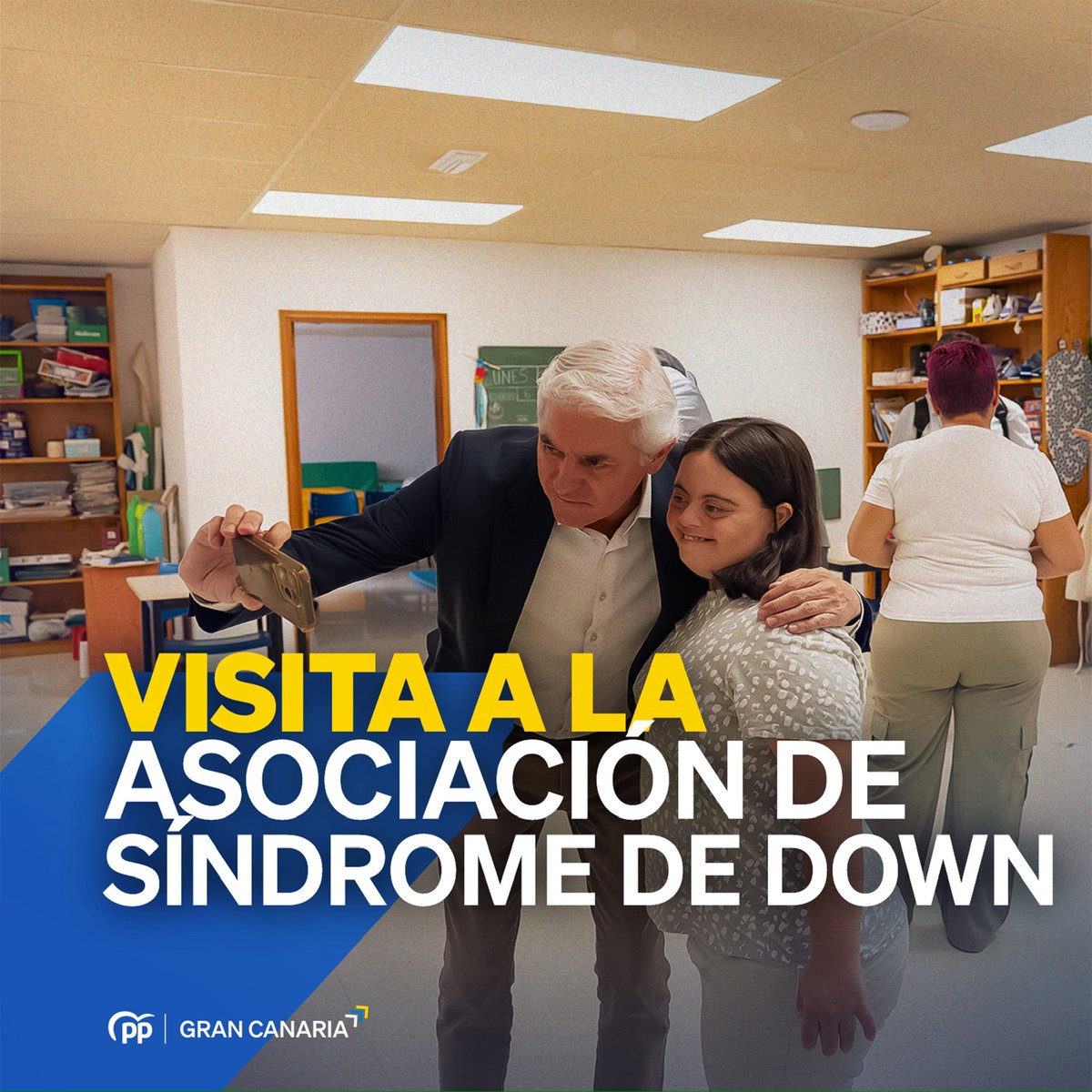 popularesgc's tweet photo. Hoy hemos querido escuchar, aprender y conocer de cerca la realidad de las 118 familias que forman parte de la Asociación Síndrome de @DownLasPalmas.

Detrás de cada historia hay esfuerzo, ilusión y un trabajo extraordinario que merece una Administración que responda: menos burocracia, ayudas que lleguen cuando se necesitan y más oportunidades para avanzar en inclusión, autonomía y empleo. 💙