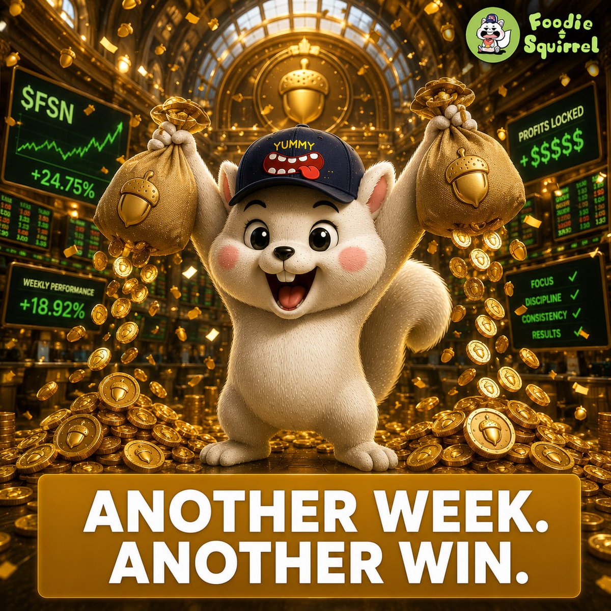 Foodiesquirrel_'s tweet photo. When you trade right the acorns find you. 
FDS traders let the gains come to them.

Trade https://t.co/DfYNTpkoP5

#FDS #FoodieSquirrel #CryptoGains #Altcoins https://t.co/QL3LpUtOSt
