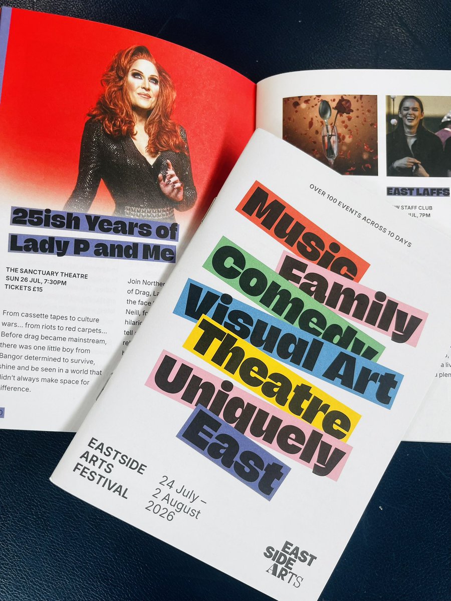 bfastmenshealth's tweet photo. Today #EastsideArts2026 festival
begins week long festival of music, family, theatre & visual arts events @EastSidePship @SodaPopzBand 🎵 @skainos @ArtisAnnBelfast 🖼️ @BelvoirPlayers @CregaghCC @GroundworkNI @BeyondSkin @WeldersFC @ssnomadic @boundarybrewing #SupportLocalArts 🎭 https://t.co/tbVrFZYt7a