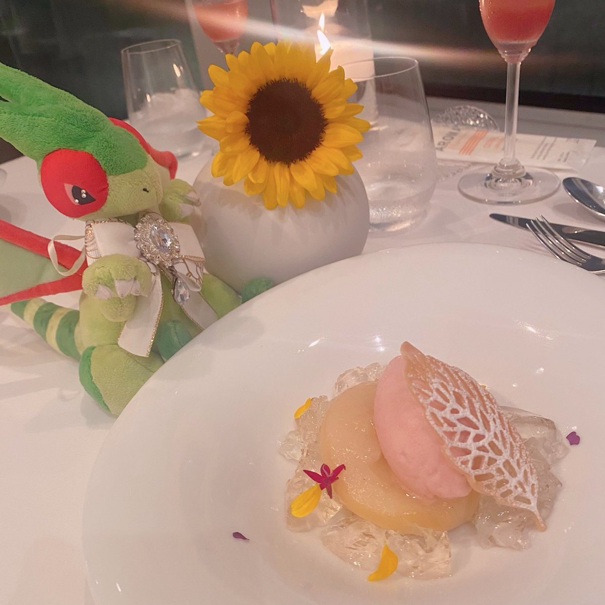 Lu__V24St's tweet photo. 友達の誕生日祝いでフレンチご馳走してきた🍴✨
めちゃ良いお店で喜んでもらえて良かった～🫶💕 https://t.co/XGX3H5dfK8
