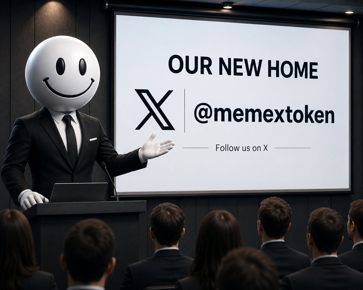 memextoken's tweet photo. We've moved! 🚀

You can now find all official updates, announcements, and the latest from Memex at @memextoken.
Follow us and stay tuned for what's coming next. 

$MMX #MEMEXAI #WeLoveMemeX https://t.co/pWopdeDJ6r