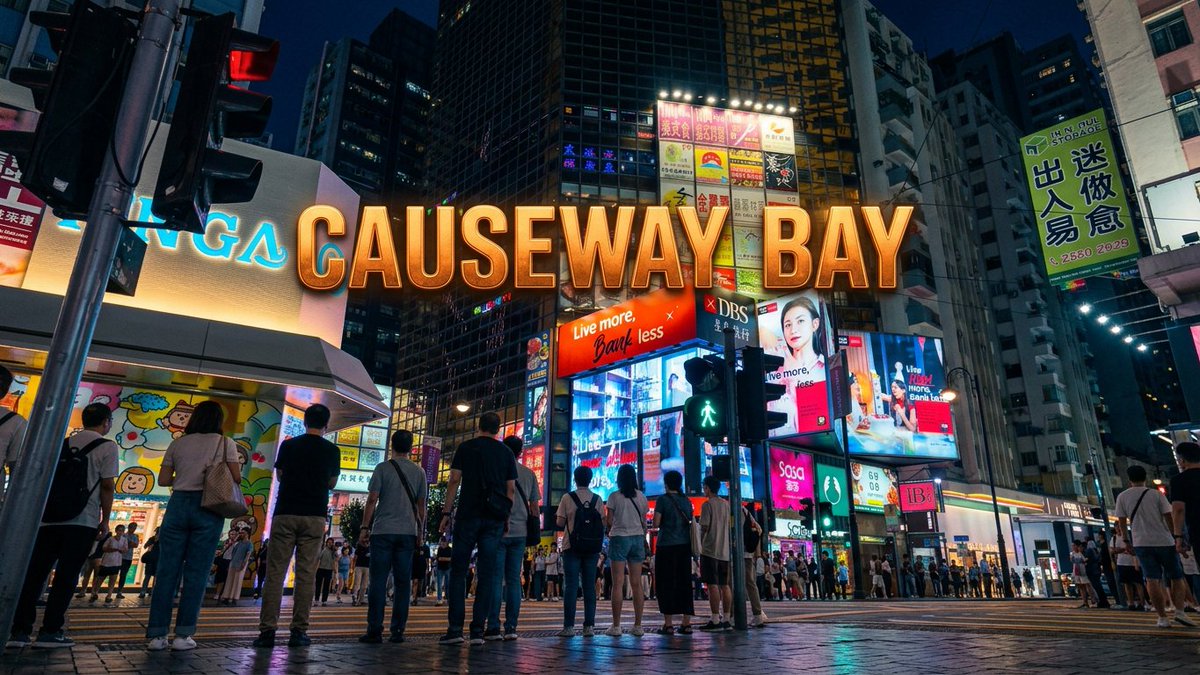 THVirtualTour's tweet photo. Causeway Bay Night Life in Hong Kong - Shopping &amp; Luxury Brand District - 銅鑼灣 [4K HDR]
https://t.co/ESaNS0zLAZ https://t.co/iv4Eiw2h8m