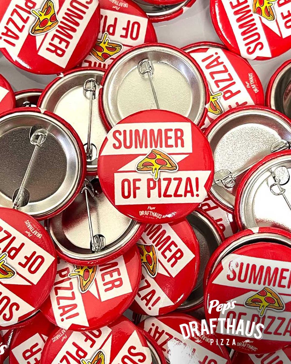 pepspizzaco's tweet photo. The Summer of Pizza!! 🍕 ☀️ ⛱️
It's like regular Summer, only with pizza.

#PepsDrafthaus
#SummerOfPizza https://t.co/7WOqhoPNJd