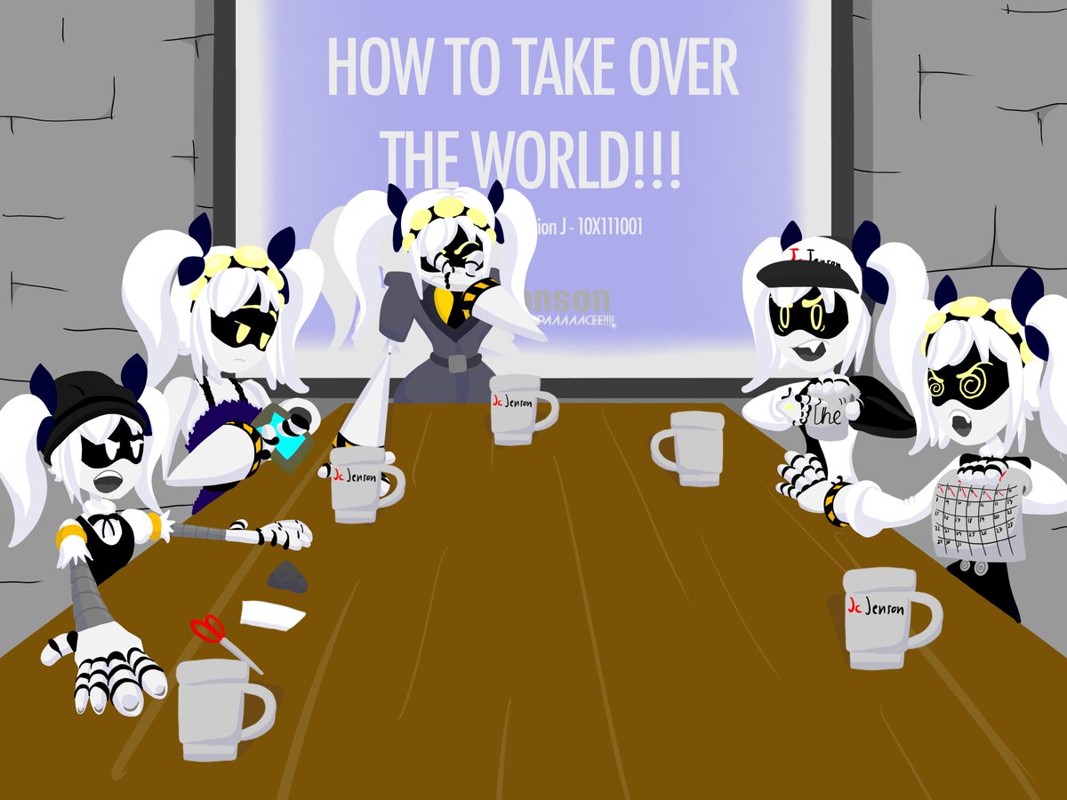 TheSharkWar's tweet photo. Meet J, J, J, J, and J

#MurderDrones #MurderDronesJ #MurderDronesArt https://t.co/7XmAldioYM