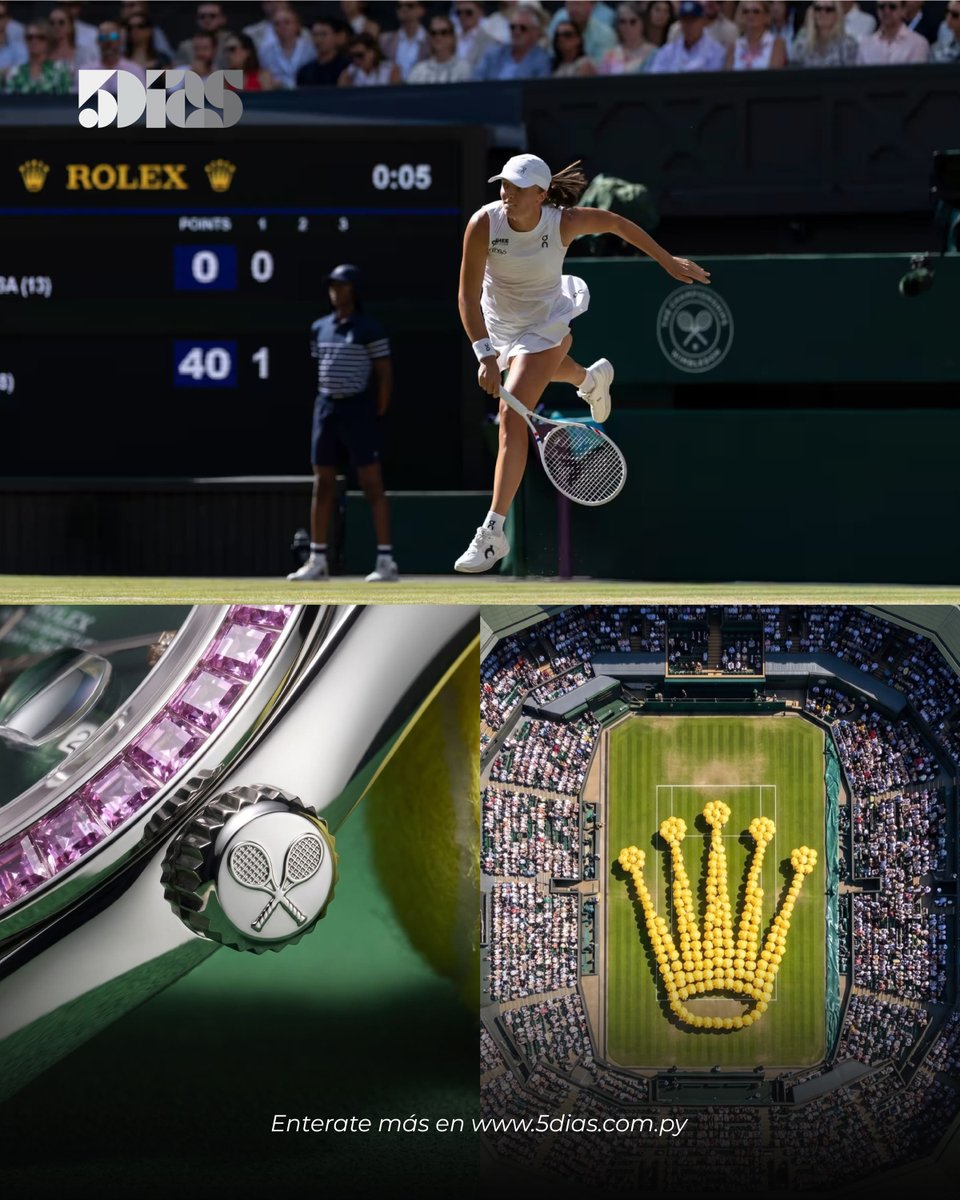 5DiasPy's tweet photo. ⌚🎾 Rolex convierte a Wimbledon en su gran escenario de prestigio global
La marca suiza fortalece una alianza de más de cinco décadas con el torneo británico, asociando su imagen con valores como precisión, tradición y excelencia.
Leé más en: https://t.co/YH5UqtheuA
#5Dias #Lujo #Rolex #Wimbledon #Negocios
