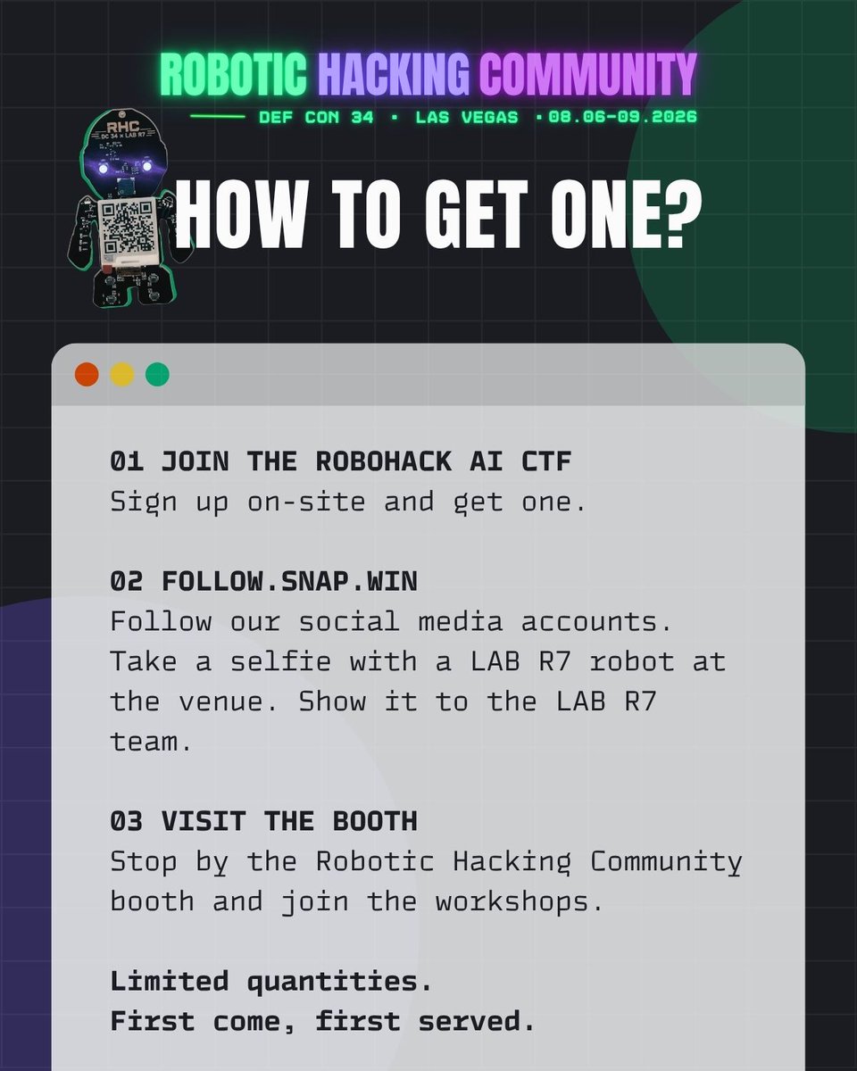 Robotic Hacking Community tweet media
