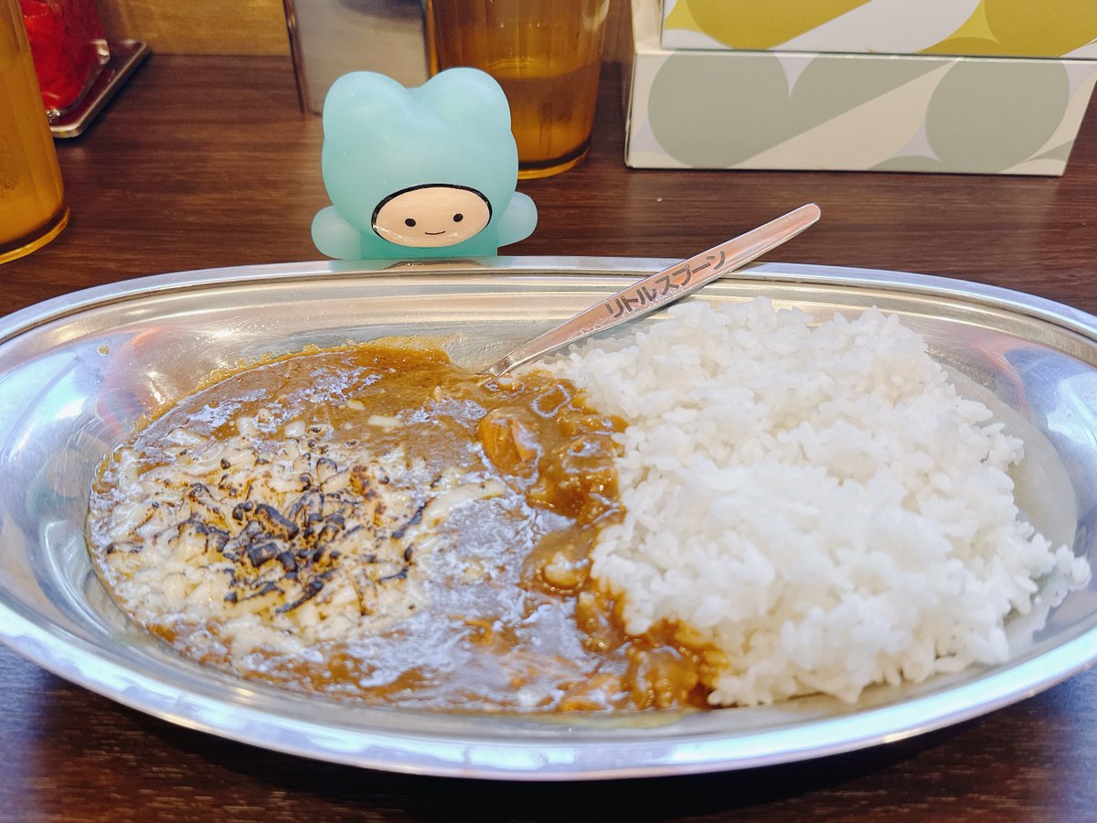 gorujisu_nui's tweet photo. リトルスプーンようやくいけた！肉があの時より大きくなってた！　当時好きだったチーズ注文したけど焼きチーズしかないから炙ってる部分の味が強くてう〜んだった https://t.co/WDWxX7Io94