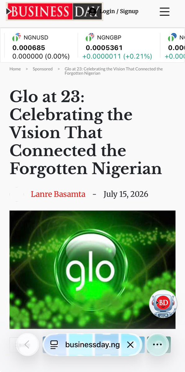 Michael_ebuka22's tweet photo. A truly impactful brand doesn’t only chase profits, it creates opportunities. For 23 years, Glo has helped students, traders, creatives, and entrepreneurs stay connected to their dreams. #TheGloLegacy https://t.co/eQCO6Ohq7N