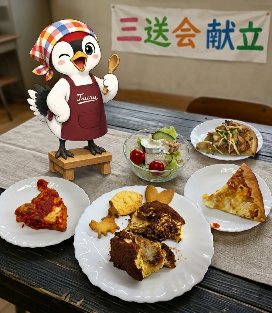 NtCooking's tweet photo. 7/14
三送会
ピザ三種(クアトロフォルマッジ、マルゲリータ、照り焼きチキン)🍕
サラダ
ティラミス

生地は前日から仕込み
冷蔵発酵させました

入部したときから10名で、一人もかけることなく頑張ってきた先輩たちの引退という門出✨

一緒に作る楽しさを噛みしめながら最後の料理を作りました✨ https://t.co/oqkB8PvssG