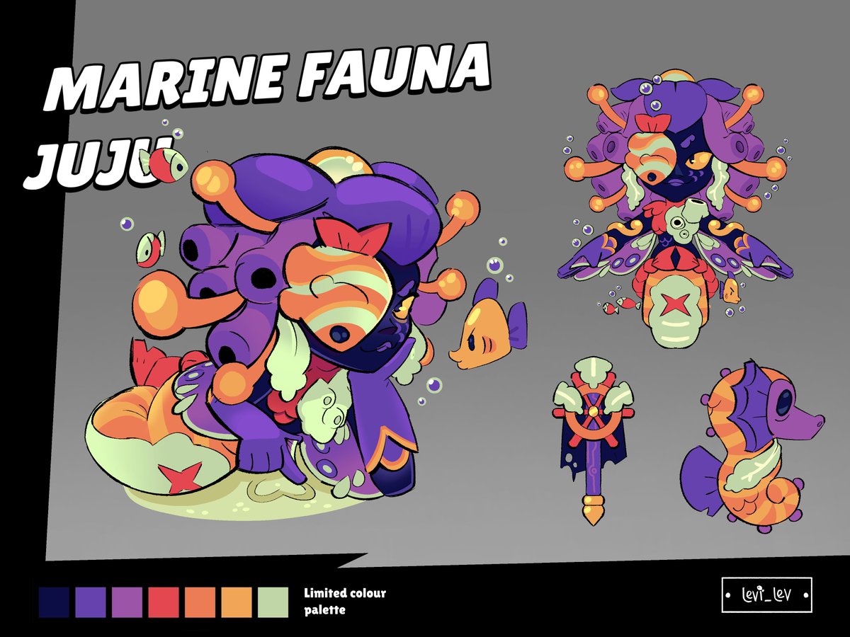 levilevtw's tweet photo. Juju skin concept 
#BrawlStars #BrawlStarsArt #art https://t.co/W93m2cs63A