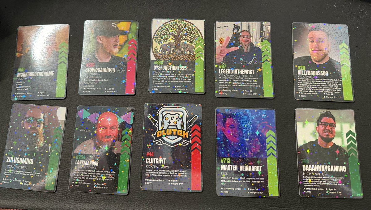 Echos_Nation's tweet photo. Opened 3 packs of @BrandPopStudios cards yesterday on stream! 

Here are just some of the creators I pulled! https://t.co/BpbEM9UILC