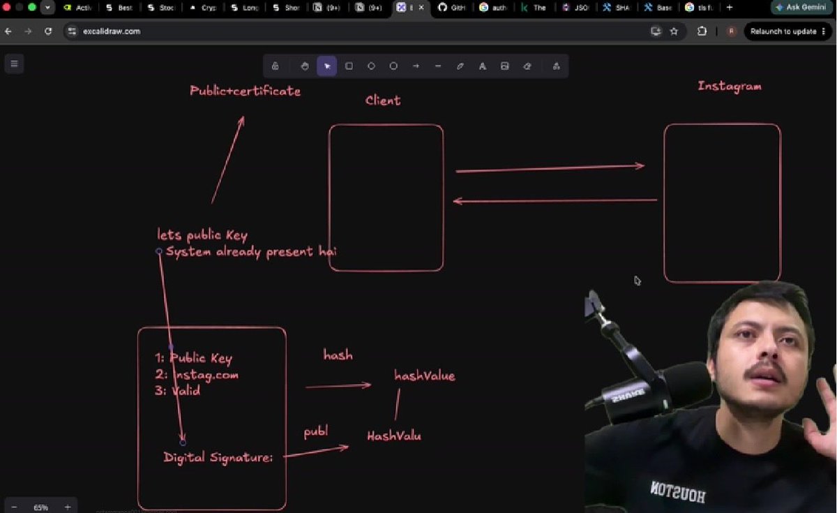 404not_PriTam's tweet photo. #Day31 of #Thunder⚡️

📚Lecture12: TLS and Authentication System✨

@rohit_negi9 @CoderArmy 
.
.
.
#100DaysOfCode #WebDevelopment #NodeJS #Database #Backend #Security #JavaScript #Coding #LearnInPublic https://t.co/kc5ve2KkWV