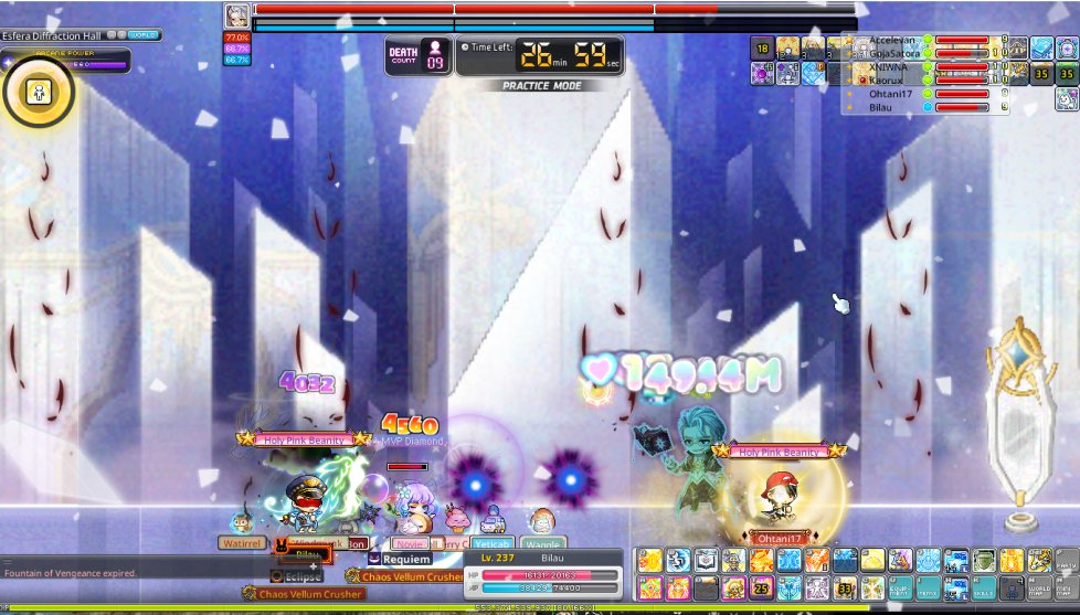 BilauMSU's tweet photo. Practicing Will with the guild and friends

Every boss starts as a mystery
Every mechanic becomes experience
Every attempt brings us closer to victory

🍁 @MaplestoryU  #DearMSNDiary
#MapleStoryN #Bishop  #MapleStoryU https://t.co/7pR892gkQn