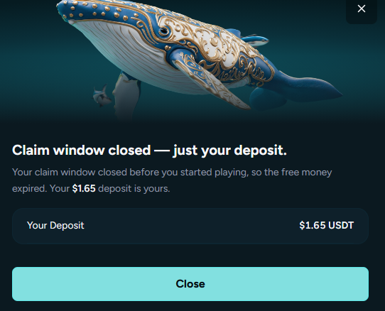 Jchm71's tweet photo. @p0rchy Hey Porchy, after I submitted my wallet address and made the required $1 deposit, I was supposed to receive 0.0248 ETH but it did not allow me to claim it and the window randomly closed. I would appreciate your help with this. https://t.co/6TIVmlRIJB