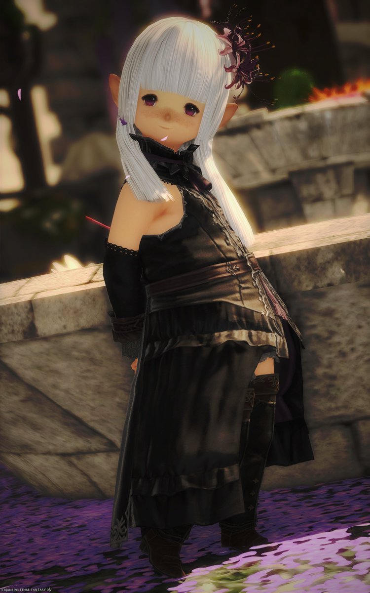 SmallReiva's tweet photo. Good morning everyone.
 Finally its Friday!
#FF14 #FFXIV #Lalafell https://t.co/zvZIDXWS0e