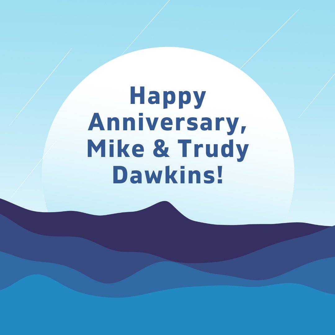 roberdelbaptist's tweet photo. Happy Anniversary, Mike &amp; Trudy Dawkins! https://t.co/A7cnsc3AMj
