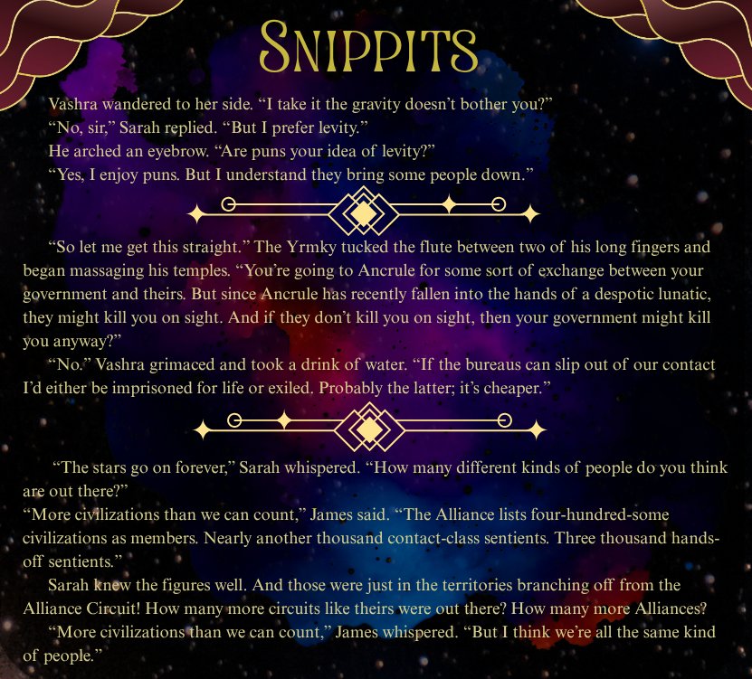 A_L_Rogalski's tweet photo. Now querying HIDDEN STARS!

🌟A human with a tragic past
🌟An enigmatic captain
🌟A deposed queen
🌟A bloodthirsty dictator
🌟A galaxy that's one spilled secret away from war

-146k words
-Soft sci-fi/space opera.

#questpit #scifi #q https://t.co/h1Fz4lwlpS