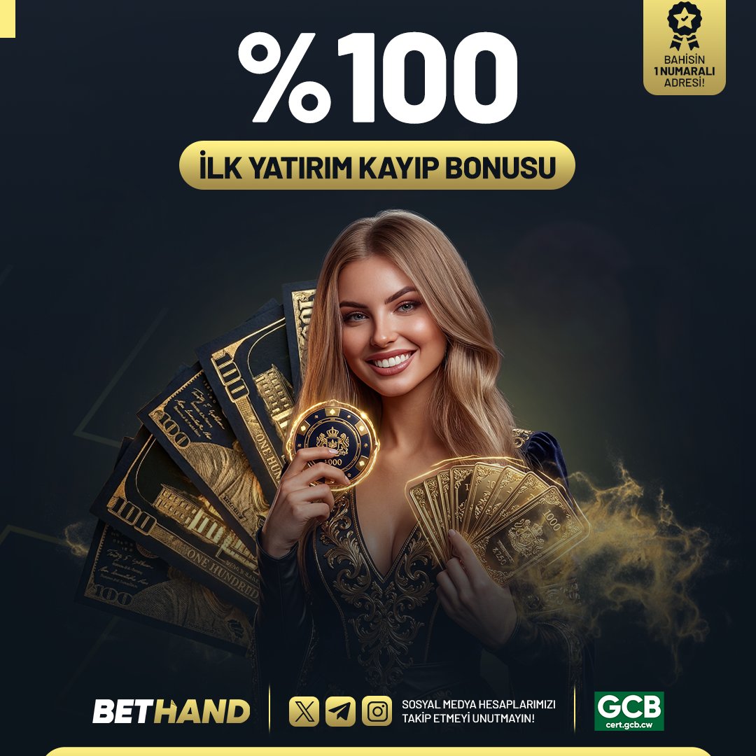 BethandVip's tweet photo. #Bethand da KAYBETMEK YOK!👈
⚽️#Casino #Slot Alanında 🎰
🏆İlk Yatırımına KAYIP YOK
💸İlk Yatırımını Yap Olası Kaybında
🎁%100 Kayıp Bonusunu Al
📲 Tıkla Kazanmaya Başla https://t.co/NMbuUJqC49 https://t.co/jGc0aTBbQw