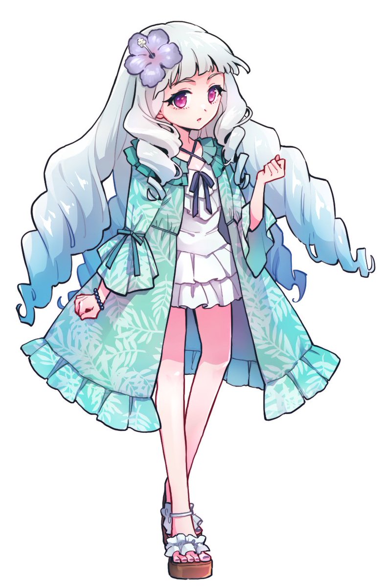 hiyokoaruki's tweet photo. ちょいハワイアンなリリィさん https://t.co/oZxfD5NmwP