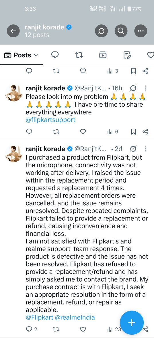 RanjitKorade's tweet photo. @flipkartsupport @abkumarr https://t.co/aGLbn1O5Ku