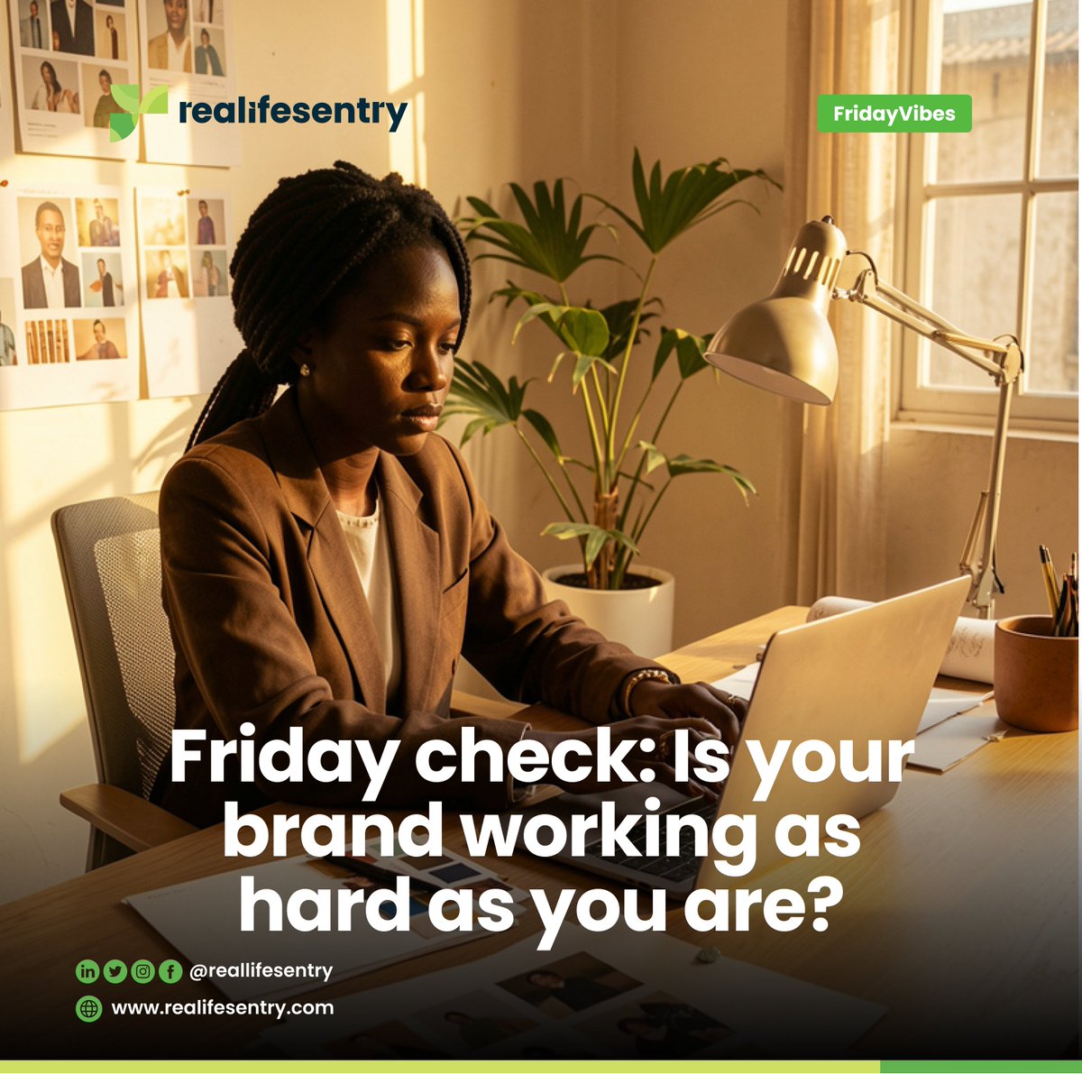 reallifesentry's tweet photo. A great product deserves a great brand.

If your brand isn't working for you, it's working against you.

#FridayVibes #Realifesentry #BusinessGrowth #Branding https://t.co/HnNdB5sZeR