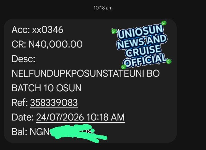 UNACO_1's tweet photo. Nelfund upkeep dropping massively in Osun state university 🙂‍↔️💙 https://t.co/ZD1Wnl0TtS