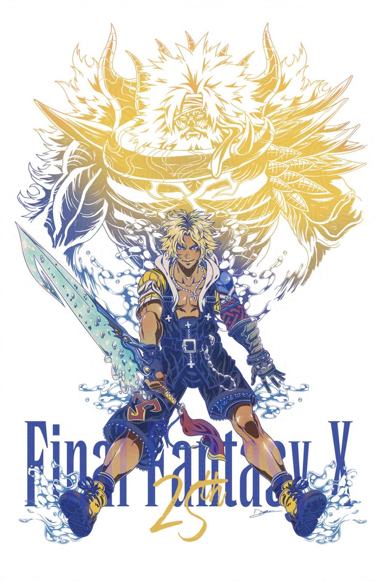 DzoHo's tweet photo. Made an update.

#FFX25FanArt
#FF10生誕25周年
#FF10_25周年
#FF10_25th
#FF10 #FinalFantasy10 https://t.co/mWJSfWV4SD