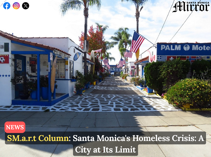 SMMirror's tweet photo. “Santa Monica's compassion is real, and it is earned. But compassion without accountability, and generosity without boundaries, has brought us to this breaking point,” writes Phil Brock in the latest SM.a.r.t column.

https://t.co/Vv8h3awAWT https://t.co/Pk5y7xmzLR