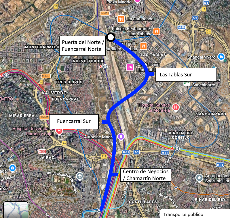 victordeelena's tweet photo. Te lo pongo fácil, @jorgerodrigodo. Ampliar la L10 hasta una nueva estación en Las Tablas Oeste (MNN); y convertir la actual L10 entre Chamartín y Metronorte en la línea 14. Como planteó el CRTM hace 20 años, proyecto que te debió llegar en tu etapa de Gerente en Hortaleza. https://t.co/A6baAjlXDC