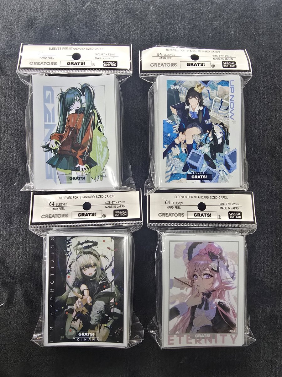 販売情報】 明日発売のGRATS!スリーブ4種入荷しました🔥 明日開店時