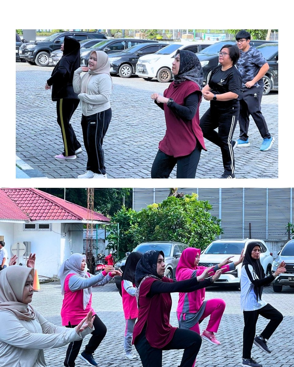 dishub_sumut's tweet photo. Mengawali hari dengan semangat, Dinas Perhubungan Provinsi Sumatera Utara melaksanakan senam pagi untuk menjaga kebugaran, mempererat kebersamaan, dan memperkuat sinergi dalam memberikan pelayanan terbaik kepada masyarakat.

💪 Sehat raganya, solid timnya, optimal pelayanannya. https://t.co/TqcLTmlwd2