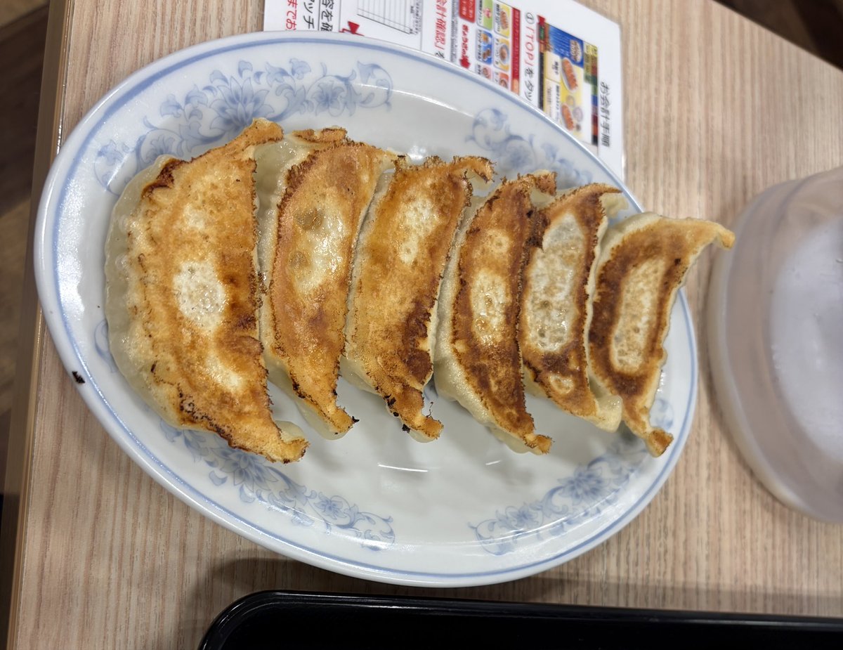 SpringAwakenin's tweet photo. 久しぶりに満洲で晩にした。熱い餃子は美味かったな。 https://t.co/RXi5MSToz0