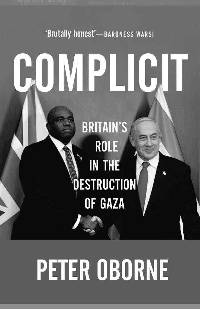 alkaitawi's tweet photo. Peter Oborne documented it line by line, painstakingly, untiringly. Complicit is not a record. It is proof, proof of complicity in the crime of the century.
#Gaza #Complicit #PeterOborne #freePalestine
#alkaitawi #AlkaitawiRead https://t.co/wTByB3lZrq