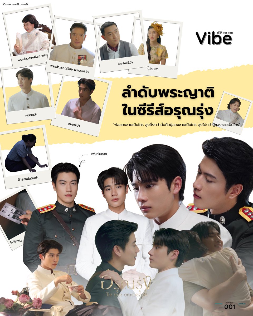 teenpopthai's tweet photo. TeenpopthaiVibe x ห้องเรียน001 | พระยศเจ้านายไทย ลำดับพระญาติในซีรีส์อรุณรุ่ง

     ซึ่งเป็นการวิเคราะห์คร่าว ๆ เพราะในความเป็นจริงมีข้อกำหนด ยกเว้น อีกเยอะมาก ตามแต่พระบรมราชวินิจฉัย

#อรุณรุ่ง #oneD #ช่องวัน31
#อินองศา #InnOngsa

TeenpopthaiVibe 
ห้องเรียน001 https://t.co/VQUuxWRyfX