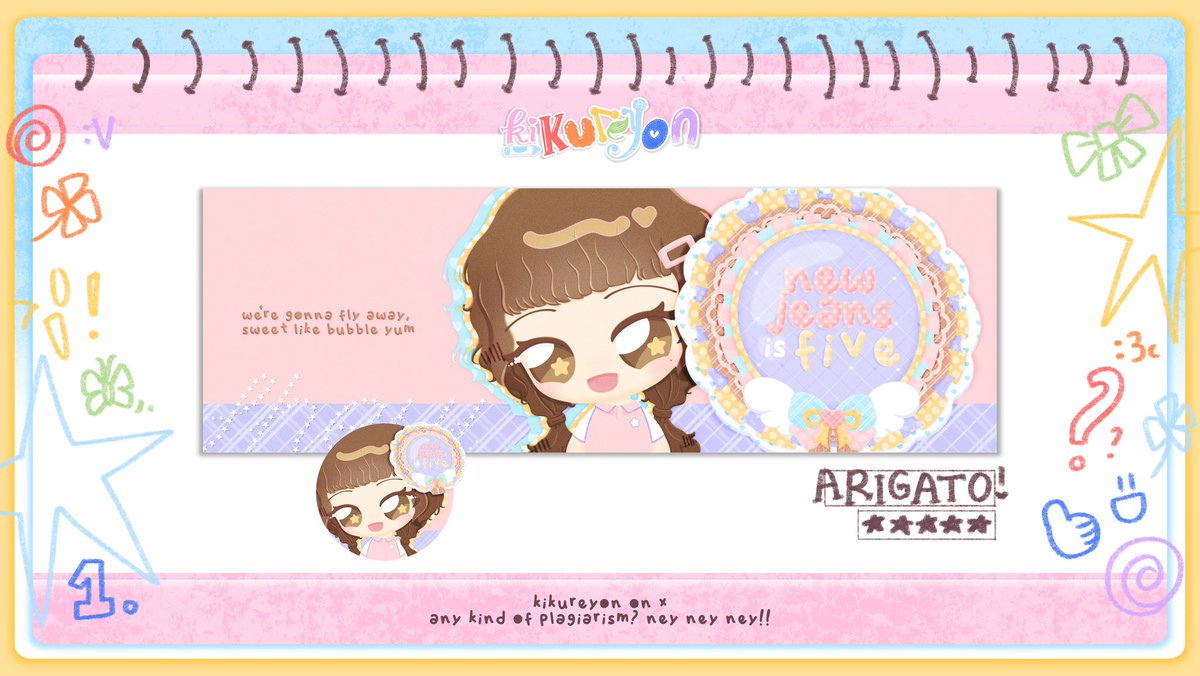 kikureyon's tweet photo. ♪  help rt, ARIGATOO —! ⭐️

henLO_____<! KiRAkIRa DeSUuU . . . >_____<  kmbali bwa layout handdrawn keempAt 4️⃣🖍️🌈 untuk di ospek 🤏🏻 kali ini temana simpel nyiMuP bwt klian yg keReN!🎖️ call KiRA kalau anaknya ada yg tida aman onegai 🫡 ARIGATOOOO 😙✌🏻

         ︴꒰ #bealanja . https://t.co/DNP2urvsHj