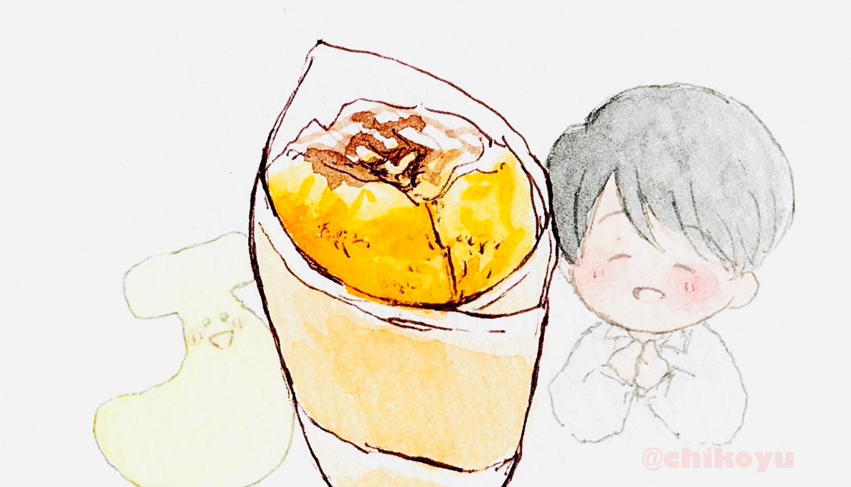 chikoyu0913's tweet photo. チョコバナナクレープ…！！👀

#描く将 https://t.co/AYH1uYO3by