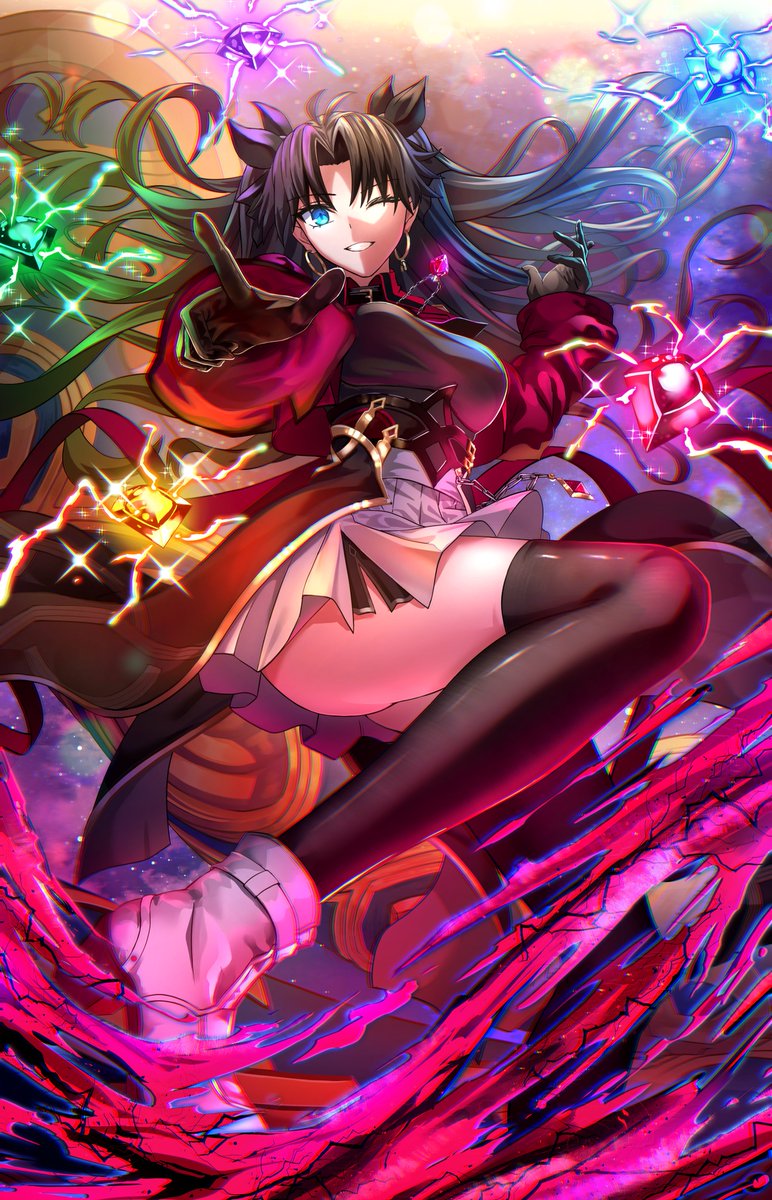 Harukey8's tweet photo. #スターレイルxFate
『崩壊：スターレイル』×『Fate/stay night [Unlimited Blade Works]』コラボアップデート！！

遠坂凛 https://t.co/4tF0rnjgr6